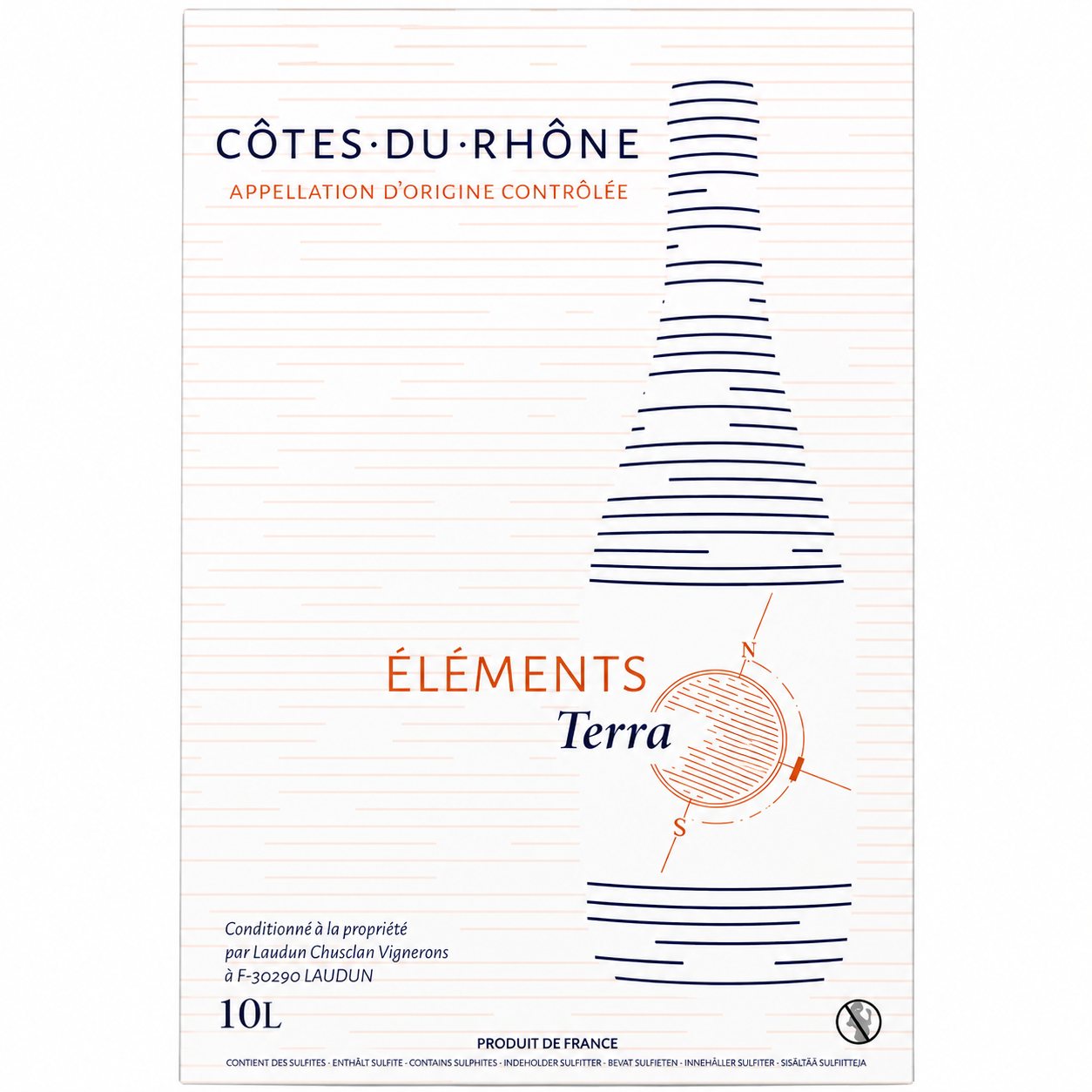 BIB 10L CDR CHUSCLAN ROUGE